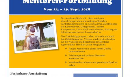 Mentoren-Fortbildung