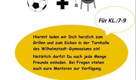 Fußball und Grillen